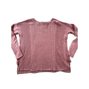 American Eagle Women’s Pink Knit Sweater Size M